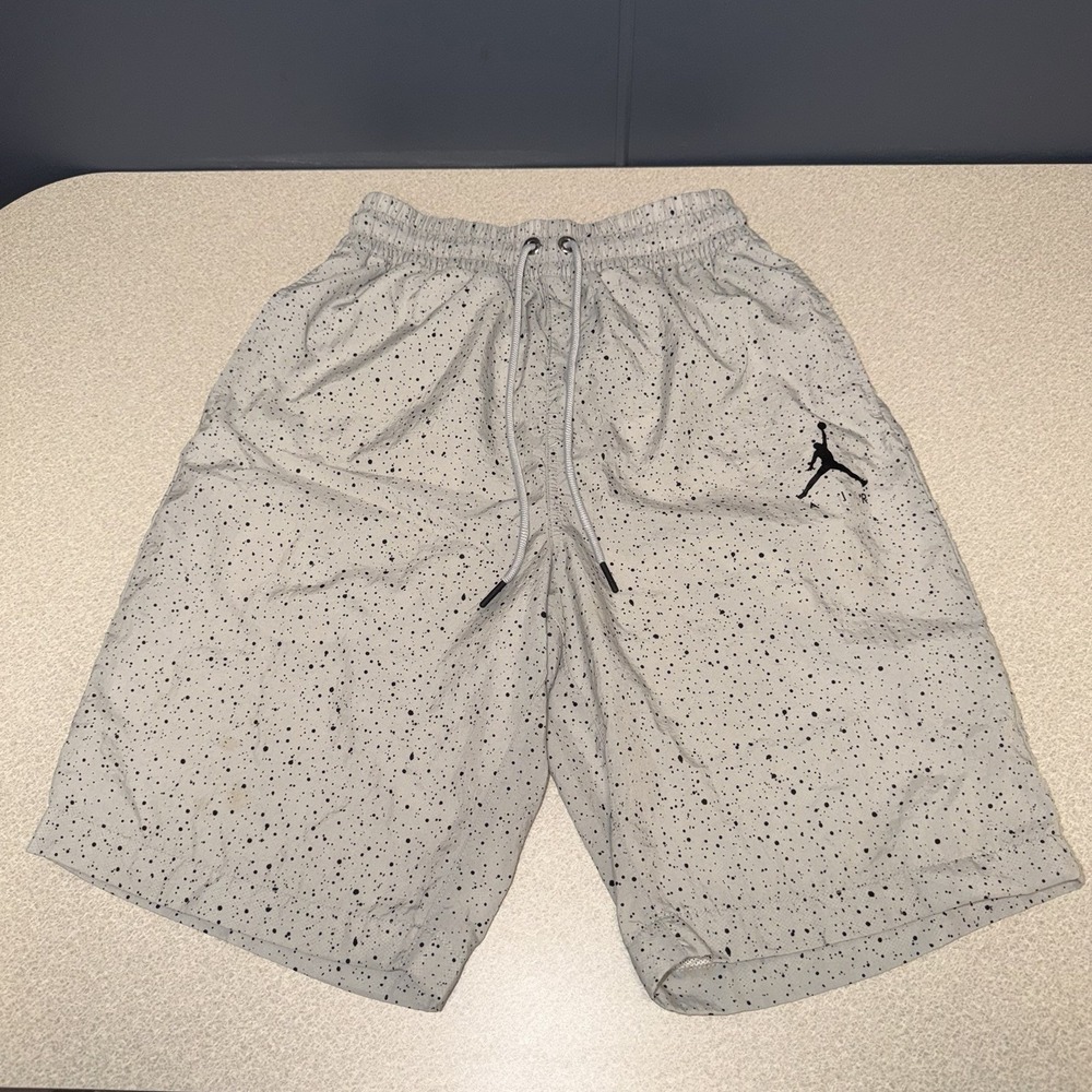 Nike Air Jordan Pool Side Training Swimming Shorts Men's SZ XS Grey